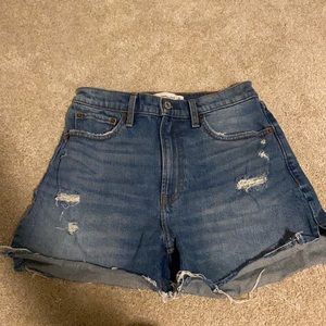Abercrombie high rise shorts